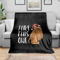Marcus The Worm Christmas Meme Throw Blanket I Like This One - Wonder Print Shop