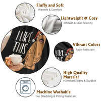 Marcus The Worm Christmas Meme Throw Blanket I Like This One - Wonder Print Shop