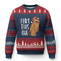 Marcus The Worm Xmas Meme Ugly Christmas Sweater I Like This One - Wonder Print Shop