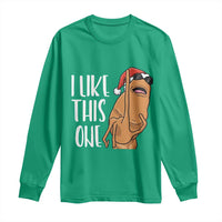 Marcus The Worm Christmas Meme Long Sleeve Shirt I Like This One - Wonder Print Shop