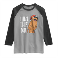 Marcus The Worm Christmas Meme Raglan Shirt I Like This One - Wonder Print Shop