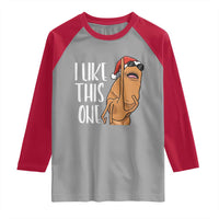 Marcus The Worm Christmas Meme Raglan Shirt I Like This One - Wonder Print Shop