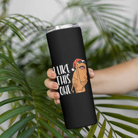 Marcus The Worm Christmas Meme Skinny Tumbler I Like This One - Wonder Print Shop