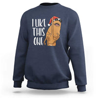 Marcus The Worm Christmas Meme Sweatshirt I Like This One - Wonder Print Shop