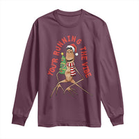 Marcus The Worm Christmas Meme Long Sleeve Shirt You Are Running The Vibe - Wonder Print Shop