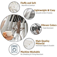 Marcus The Worm Christmas Meme Throw Blanket I Do Not Like This Rock Xmas - Wonder Print Shop