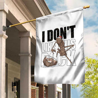 Marcus The Worm Christmas Meme Garden Flag I Do Not Like This Rock Xmas - Wonder Print Shop