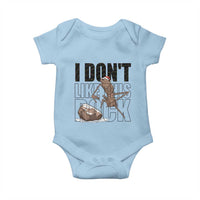 Marcus The Worm Christmas Meme Baby Onesie I Do Not Like This Rock Xmas - Wonder Print Shop