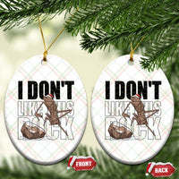 Marcus The Worm Christmas Meme Ceramic Ornament I Do Not Like This Rock Xmas - Wonder Print Shop