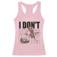 Marcus The Worm Christmas Meme Racerback Tank Top I Do Not Like This Rock Xmas - Wonder Print Shop