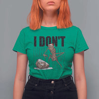 Marcus The Worm Christmas Meme T Shirt For Women I Do Not Like This Rock Xmas - Wonder Print Shop