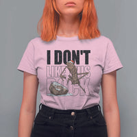 Marcus The Worm Christmas Meme T Shirt For Women I Do Not Like This Rock Xmas - Wonder Print Shop