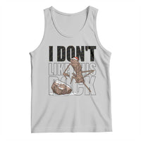 Marcus The Worm Christmas Meme Tank Top I Do Not Like This Rock Xmas - Wonder Print Shop