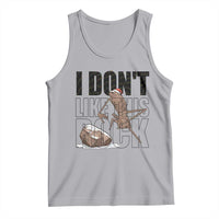 Marcus The Worm Christmas Meme Tank Top I Do Not Like This Rock Xmas - Wonder Print Shop