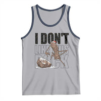Marcus The Worm Christmas Meme Tank Top I Do Not Like This Rock Xmas - Wonder Print Shop