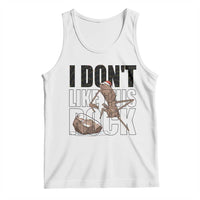 Marcus The Worm Christmas Meme Tank Top I Do Not Like This Rock Xmas - Wonder Print Shop