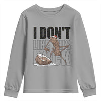Marcus The Worm Christmas Meme Youth Sweatshirt I Do Not Like This Rock Xmas - Wonder Print Shop