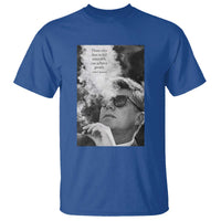 John F Kennedy Cigar Smoking Sunglasses T Shirt Those Who Dare To Fail Miserably Can Achive Greatly