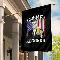 John F Kennedy Garden Flag 4th of July America Flag Beer