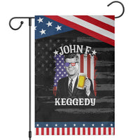 John F Kennedy Garden Flag 4th of July America Flag Beer