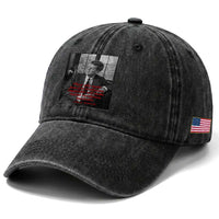 John F Kennedy Quote Washed Cotton Baseball Cap American President History US Presidential Leader