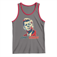 John F Kennedy American Flag US President Tank Top