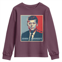 John F Kennedy Youth Sweatshirt American President History US Presidential Leader