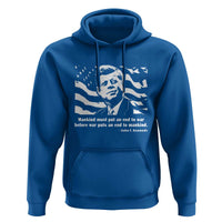 John F Kennedy Quote Hoodie American Flag US President