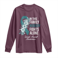 Sexual Assault Awareness Long Sleeve Shirt In This Family Nobody Fights Alone
