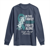 Sexual Assault Awareness Long Sleeve Shirt In This Family Nobody Fights Alone