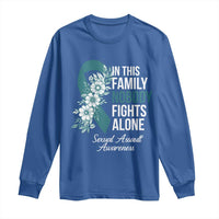 Sexual Assault Awareness Long Sleeve Shirt In This Family Nobody Fights Alone