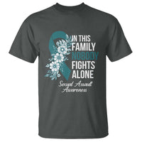 Sexual Assault Awareness T Shirt In This Family Nobody Fights Alone