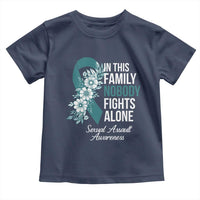 Sexual Assault Awareness Toddler T Shirt In This Family Nobody Fights Alone