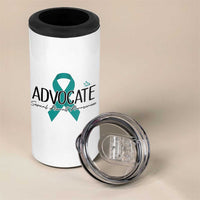 Sexual Assault Awareness Advocate 4 in 1 Can Cooler Tumbler