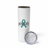 Sexual Assault Awareness Advocate Skinny Tumbler