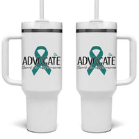 Sexual Assault Awareness Advocate Tumbler With Handle