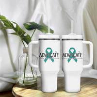Sexual Assault Awareness Advocate Tumbler With Handle