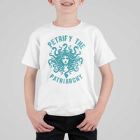 Sexual Assault Awareness T Shirt For Kid Petrify The Patriarchy Medusa Feminism