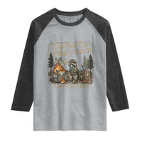Only You Can Prevent Dumpster Fires Raglan Shirt Funny Raccoon Mental Health Meme