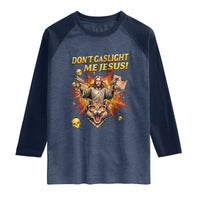 Don't Gaslight Me Jesus Raglan Shirt Funny Princess Cat Sci-Fi Book Lover