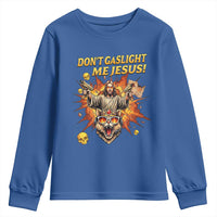 Don't Gaslight Me Jesus Youth Sweatshirt Princess Donut and Mongo Sci-fi Meme