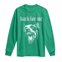 Bark For Me Long Sleeve Shirt Gothic Dog Graphic