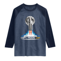 Copy Moon Joy Raglan Shirt Rocket Launch Full Moon