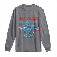 250th America Anniversary Long Sleeve Shirt Funny Italian Brainrot Meme 4th of July
