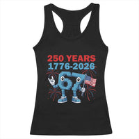 250th America Anniversary Racerback Tank Top Funny Italian Brainrot Meme 4th of July