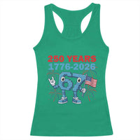 250th America Anniversary Racerback Tank Top Funny Italian Brainrot Meme 4th of July