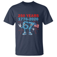 250th America Anniversary T Shirt Funny Italian Brainrot Meme 4th of July