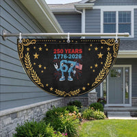 250th America Anniversary Patriotic Fan Flag Funny Italian Brainrot Meme 4th of July