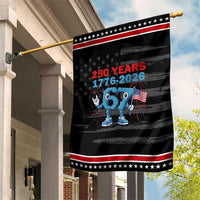 250th America Anniversary Patriotic Garden Flag Funny Italian Brainrot Meme 4th of July