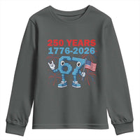 250th America Anniversary Youth Sweatshirt Funny Italian Brainrot Meme 4th of July